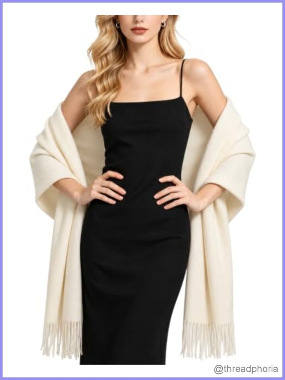 Oversized Pashmina Shawl Wrap Evening Dress Scarf Polyester Viscose